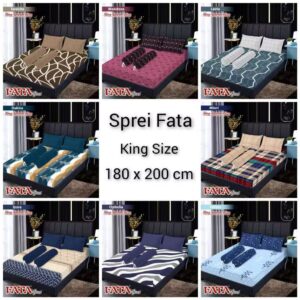 FATA - Sprei FATA Ukuran King 180x200 Motif