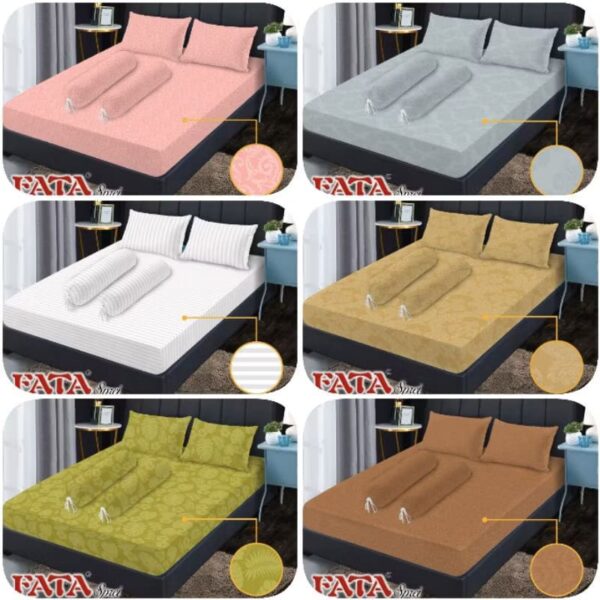 Sprei Fata Polos Embos Ukuran King 180x200