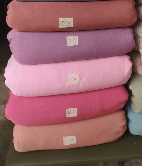 Kain Rayon Material Polos/ukuran 30.50.100meter - Gambar 2