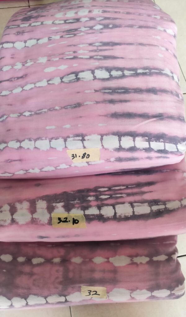 KAIN MATERIAL RAYON  MOTIF IKAT/TULANGAN /paket 30m,50m,100m - Gambar 3