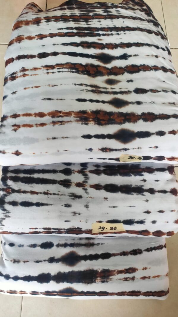 KAIN MATERIAL RAYON  MOTIF IKAT/TULANGAN /paket 30m,50m,100m - Gambar 2